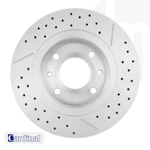 disc-drilled-405-cardinal دیسک چرخ جلو سوراخدار و شیاردار پژو ۴۰۵ و پارس کاردینال بسته جفتی
